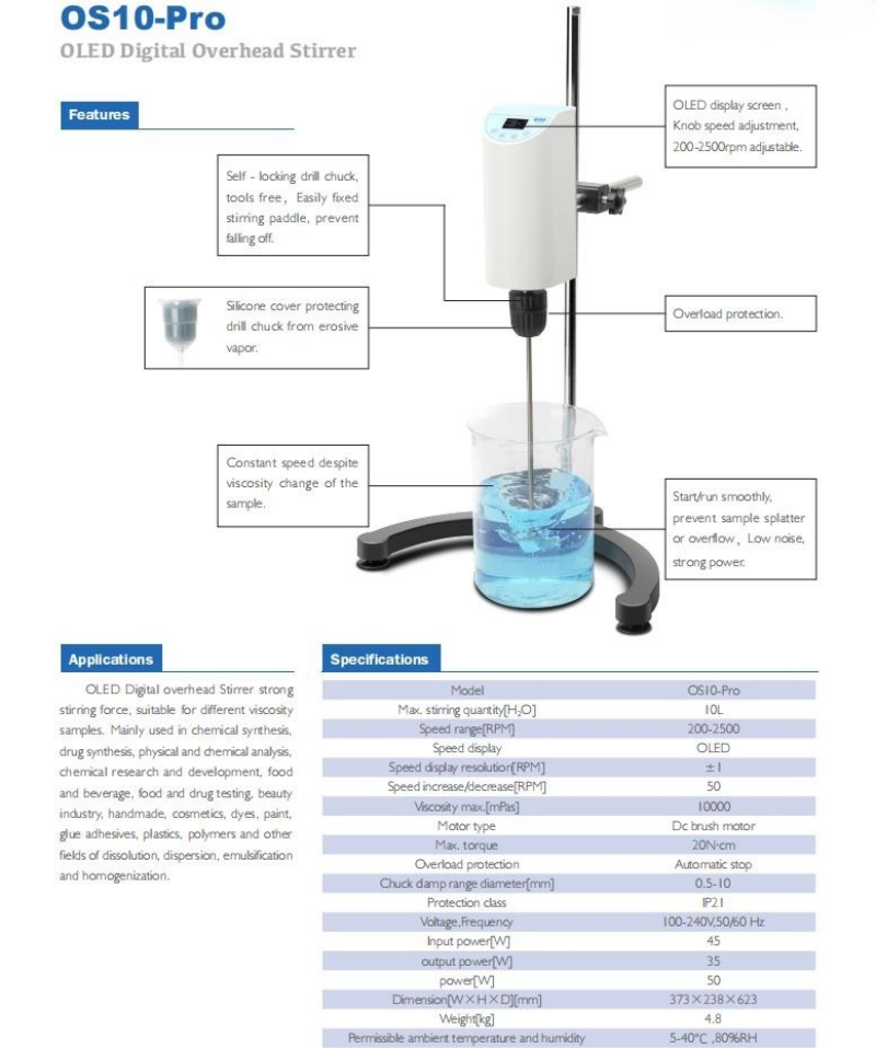 WEIAI Laboratory Overhead Stir - Lab Equipment review and price