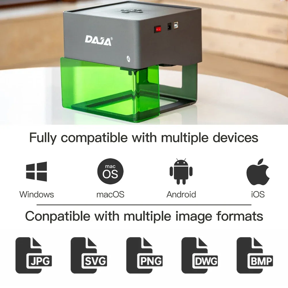 DAJA Laser Engraver CNC DIY DJ - Fiber Laser Marking Machine 30W review and price