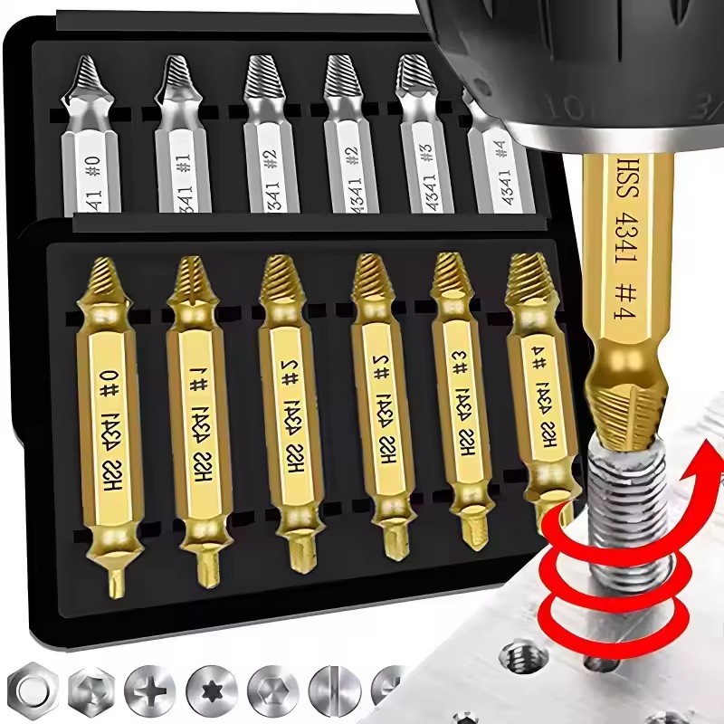 Damaged Broken Screw Extractor - Industrial Tools review and price