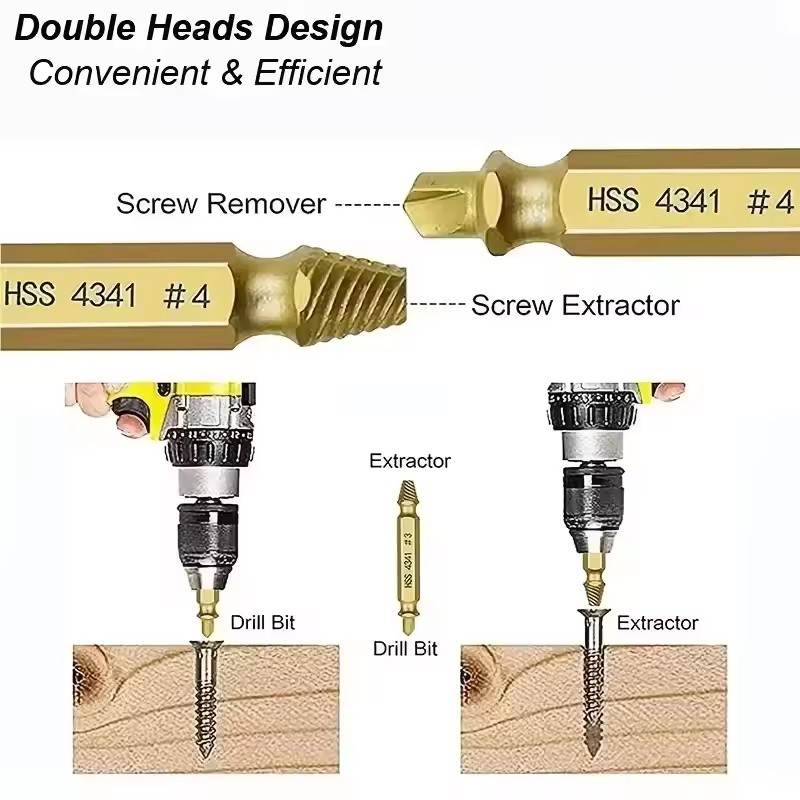 Damaged Broken Screw Extractor - Industrial Tools review and price