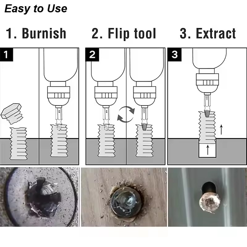 Damaged Broken Screw Extractor - Industrial Tools review and price
